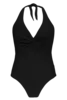 BARTS SOLID HALTER SHAPING ONE PIECE