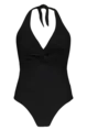 BARTS SOLID HALTER SHAPING ONE PIECE