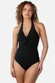 BARTS SOLID HALTER SHAPING ONE PIECE