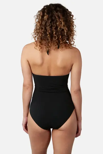 BARTS SOLID HALTER SHAPING ONE PIECE