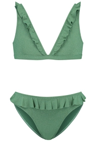 BEACHLIFE GREEN SHIMMER BIKINISET
