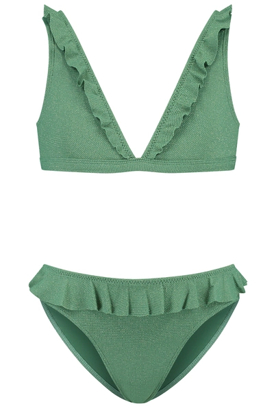 BEACHLIFE GREEN SHIMMER BIKINISET