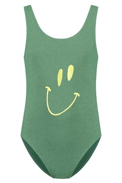 BEACHLIFE GREEN SHIMMER SWIMSUIT