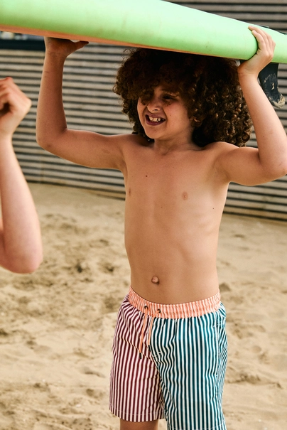BEACHLIFE MULTISTRIPE SWIMSHORTS