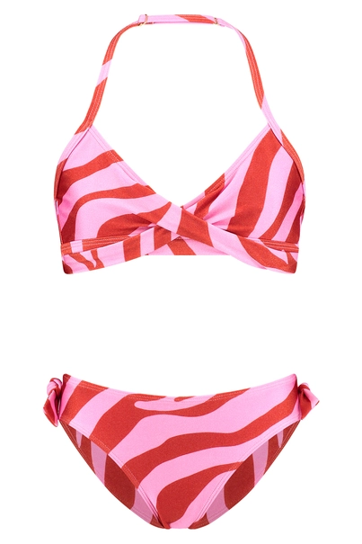 BEACHLIFE PINK ZEBRA BIKINISET