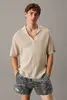 CALVIN KLEIN OPEN KNIT POLO