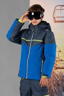 CMP KID JACKET SNAPS HOOD