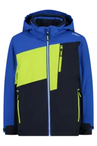 CMP KID JACKET SNAPS HOOD