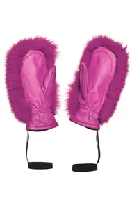 GOLDBERGH HILL MITTENS FAUX FUR
