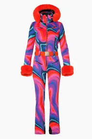 GOLDBERGH LA FÊTE FAUX BORDER SKI SUIT