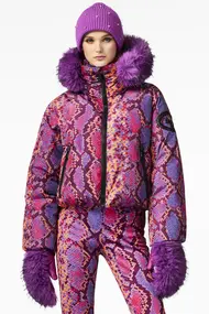 GOLDBERGH LUCINDA FAUX BORDER SKI JACKET