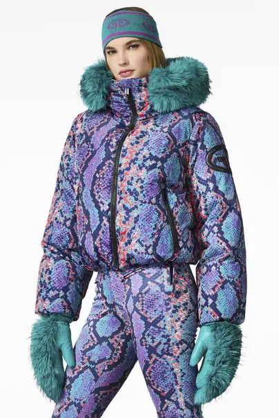 GOLDBERGH LUCINDA FAUX BORDER SKI JACKET