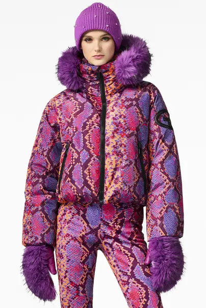 GOLDBERGH LUCINDA FAUX BORDER SKI JACKET