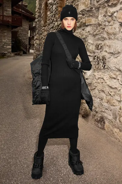 GOLDBERGH MIREILLE LONG SLEEVE KNIT DRESS