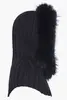 GOLDBERGH NAOMI HOODED SCARF FAUX BORDER