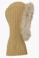 GOLDBERGH NAOMI HOODED SCARF FAUX BORDER