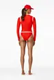 GOLDBERGH SPLASH LONG SLEEVE ZIP RASHGUARD