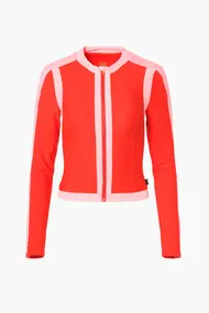 GOLDBERGH SPLASH LONG SLEEVE ZIP RASHGUARD