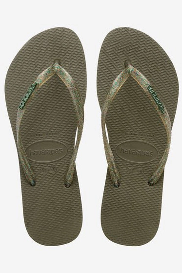 HAVAIANAS SLIM LOGO METALLIC