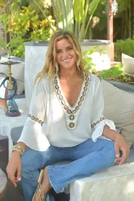 HOT LAVA EBONY BLOUSE