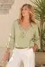 HOT LAVA EBONY BLOUSE