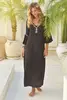 HOT LAVA EBONY KAFTAN
