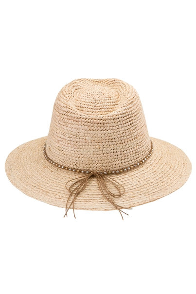 HOUSE OF ORD MALIBU RAFFIA FEDORA
