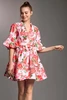 ICONIQUE AURA 3/4 SLEEVES SHIRT DRESS