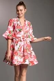 ICONIQUE AURA 3/4 SLEEVES SHIRT DRESS