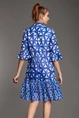 ICONIQUE CORFÙ 3/4 SLEEVES SHIRT DRESS