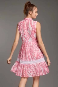 ICONIQUE ELSA SLEEVELESS SHIRT DRESS