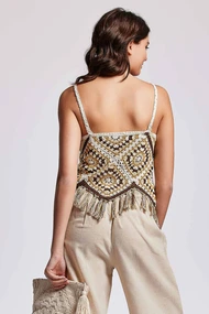 ICONIQUE IBIZA CROCHET TOP