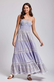 ICONIQUE JOY STRAPPY MAXI DRESS