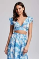 ICONIQUE LINDA CROPPED TOP