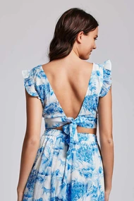 ICONIQUE LINDA CROPPED TOP