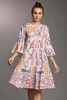 ICONIQUE MARINA 3/4 SLEEVES DRESS