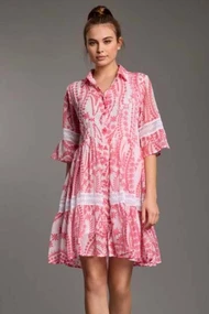 ICONIQUE RACHEL SHIRT DRESS