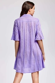 ICONIQUE ROMINA 3/4 SLEEVE SHIRT DRESS