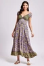 ICONIQUE SHIRLEY MAXI DRESS