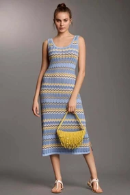 ICONIQUE TIARA SLEEVELESS MAXI DRESS