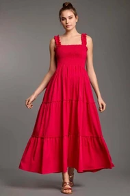 ICONIQUE VIOLET MAXI DRESS