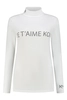 KOU LADIES FIRST LAYER SHIRT JE T'AIME