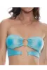 LULI FAMA DOUBLE LOOP BANDEAU CROP TOP