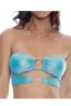 LULI FAMA DOUBLE LOOP BANDEAU CROP TOP