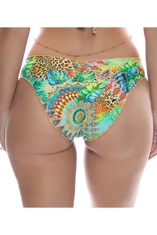 LULI FAMA FULL RUCHED BACK BOTTOM SEAMLESS