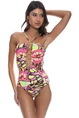LULI FAMA HALTER RING ONE PIECE