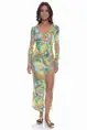 LULI FAMA LS KEYHOLE CUT OUT MAXI DRESS