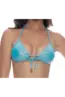 LULI FAMA MOLDED PUSH UP BANDEAU HALTER TOP