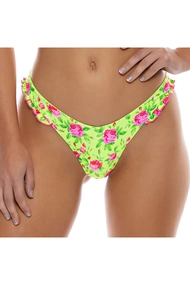 LULI FAMA REVERSIBLE RUFFLE HIGH LEG BRAZILIAN