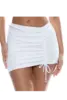 LULI FAMA SCRUNCH UP MINI SKIRT